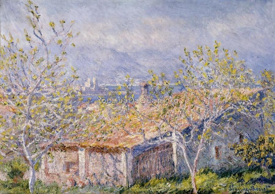 Gardener's House at Antibes - 克劳德·莫奈
